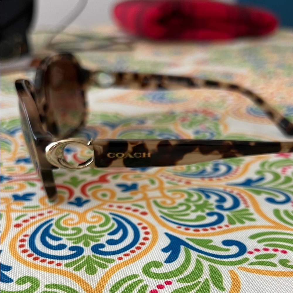 Coach Brown Tortoise Shell Sunglasses